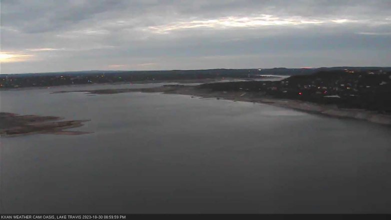 Lake Travis webcam, October 30, 2023 7:00 PM CT