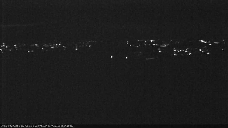 Lake Travis webcam, October 30, 2023 7:45 PM CT