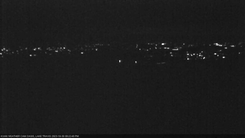 Lake Travis webcam, October 30, 2023 8:25 PM CT
