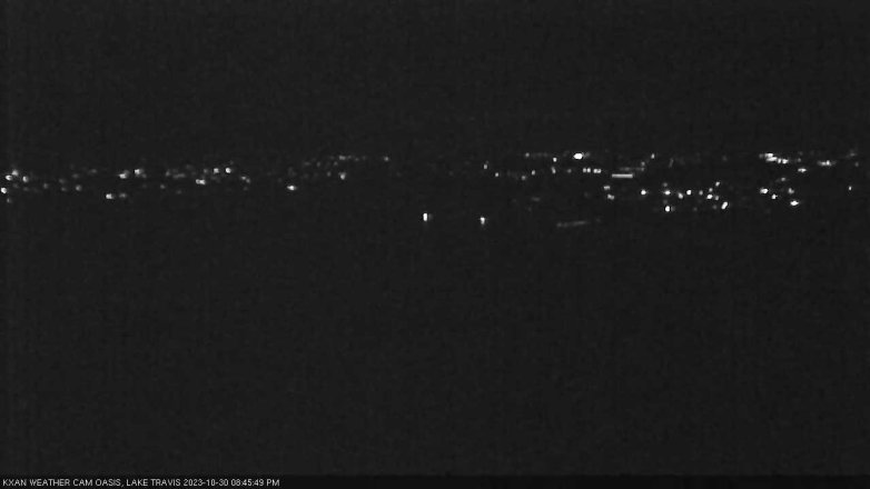Lake Travis webcam, October 30, 2023 8:45 PM CT