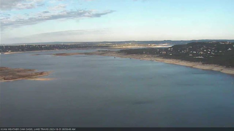 Lake Travis webcam, October 31, 2023 9:00 AM CT