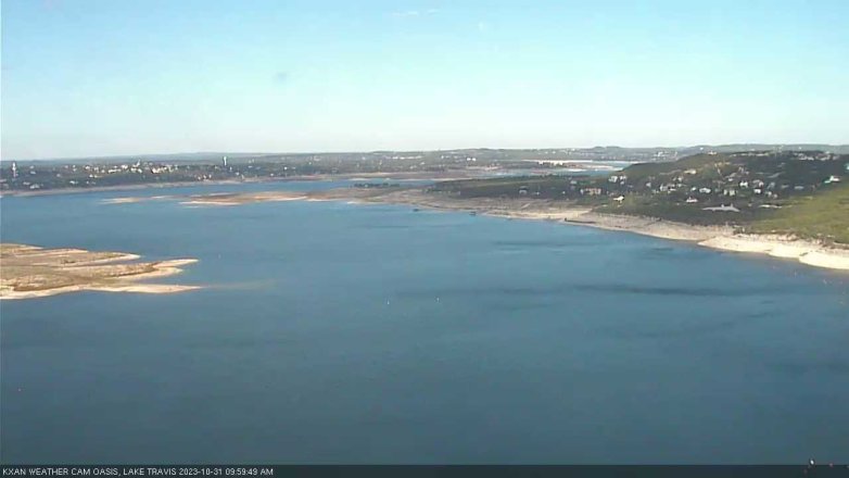 Lake Travis webcam, October 31, 2023 10:00 AM CT