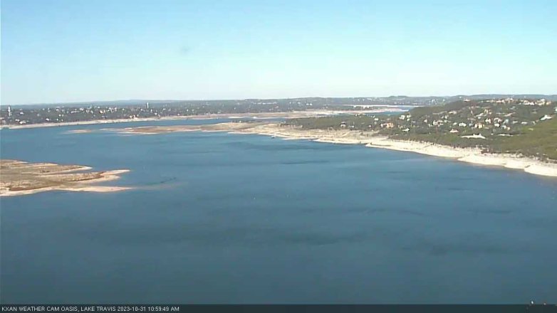 Lake Travis webcam, October 31, 2023 11:00 AM CT