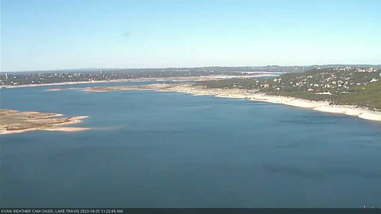 Lake Travis webcam, October 31, 2023 11:25 AM CT