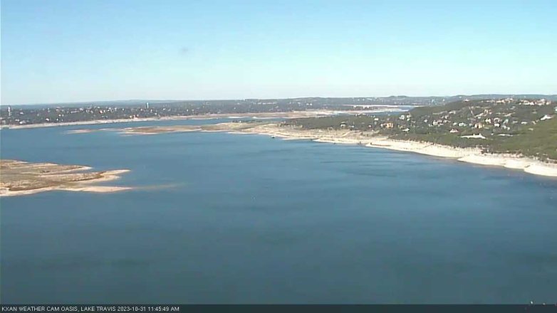Lake Travis webcam, October 31, 2023 11:45 AM CT