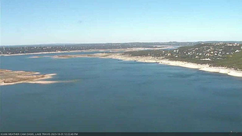 Lake Travis webcam, October 31, 2023 12:25 PM CT