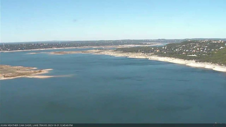 Lake Travis webcam, October 31, 2023 12:45 PM CT