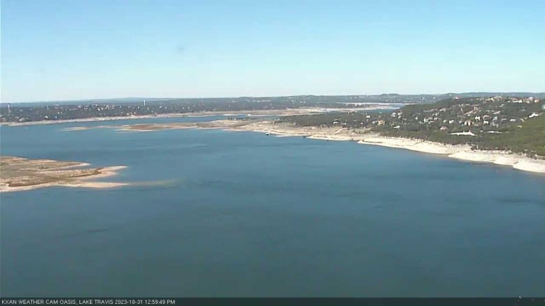 Lake Travis webcam, October 31, 2023 1:00 PM CT