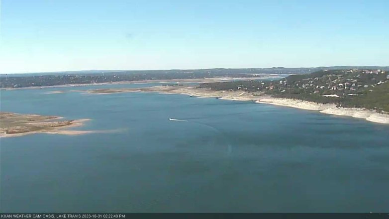 Lake Travis webcam, October 31, 2023 2:25 PM CT