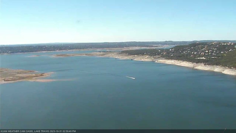 Lake Travis webcam, October 31, 2023 3:00 PM CT