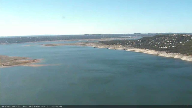 Lake Travis webcam, October 31, 2023 3:25 PM CT