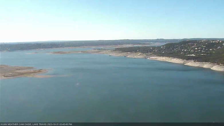 Lake Travis webcam, October 31, 2023 3:45 PM CT
