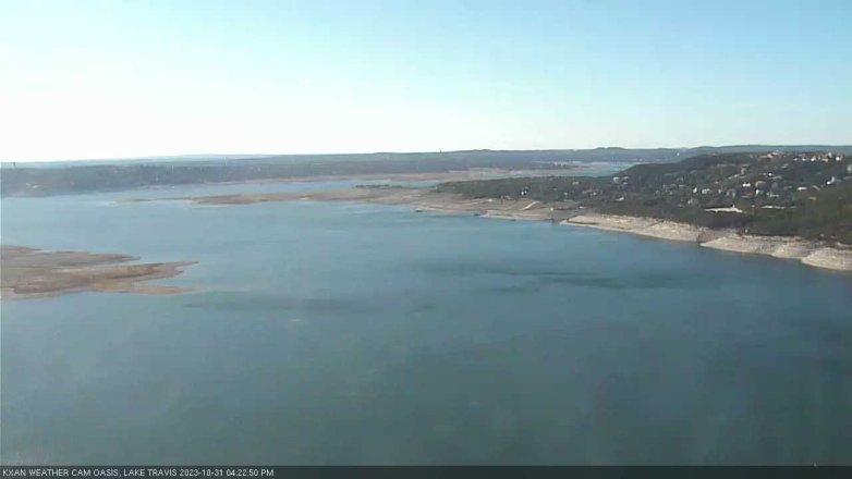 Lake Travis webcam, October 31, 2023 4:25 PM CT
