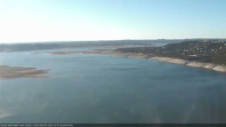Lake Travis webcam, October 31, 2023 4:45 PM CT