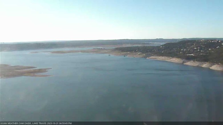 Lake Travis webcam, October 31, 2023 5:00 PM CT