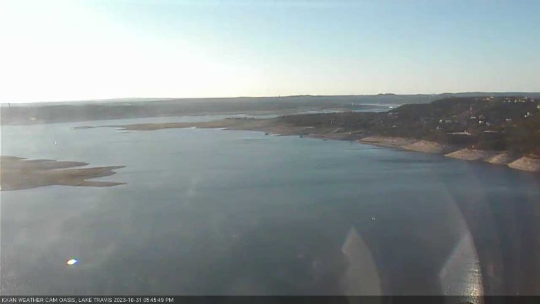 Lake Travis webcam, October 31, 2023 5:45 PM CT