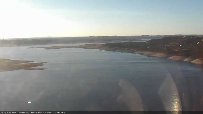 Lake Travis webcam, October 31, 2023 6:00 PM CT