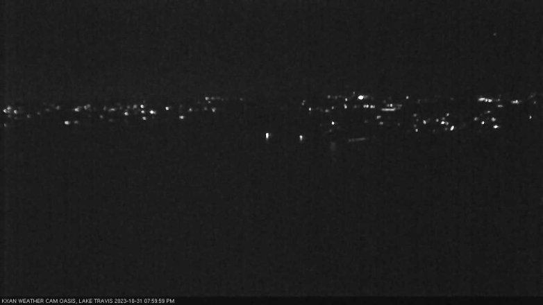 Lake Travis webcam, October 31, 2023 8:00 PM CT