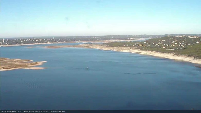 Lake Travis webcam, November 1, 2023 9:25 AM CT