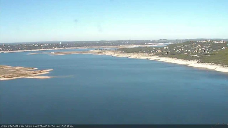 Lake Travis webcam, November 1, 2023 10:45 AM CT