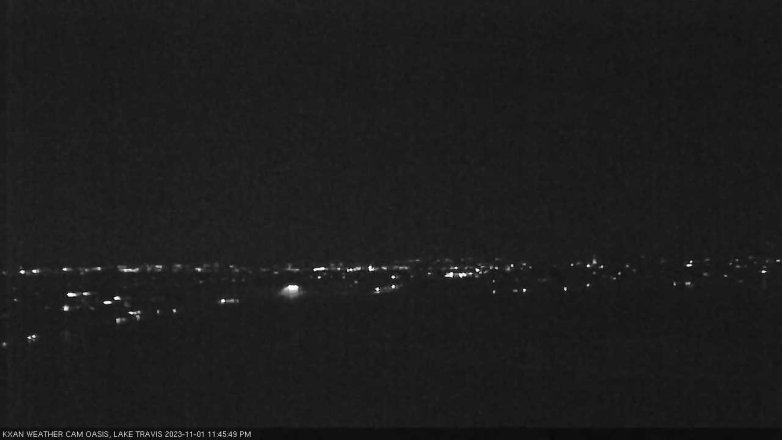 Lake Travis webcam, November 1, 2023 11:45 PM CT
