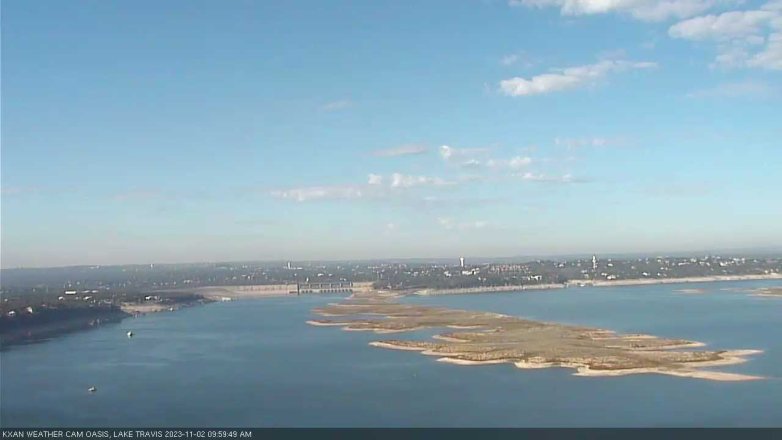 Lake Travis webcam, November 2, 2023 10:00 AM CT