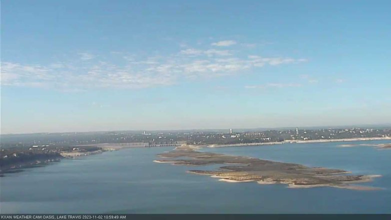 Lake Travis webcam, November 2, 2023 11:00 AM CT