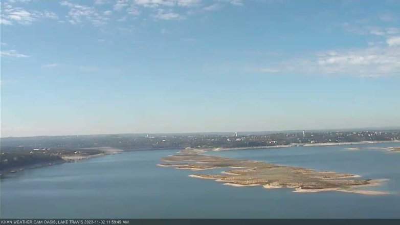 Lake Travis webcam, November 2, 2023 12:00 PM CT