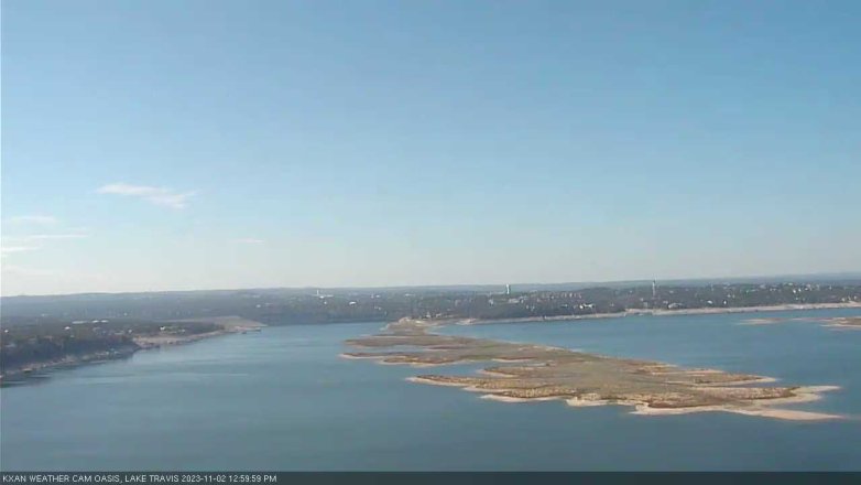 Lake Travis webcam, November 2, 2023 1:00 PM CT