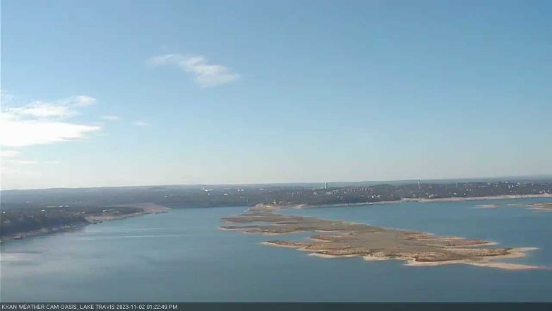Lake Travis webcam, November 2, 2023 1:25 PM CT