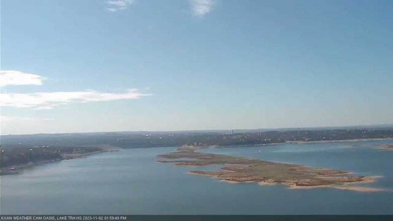 Lake Travis webcam, November 2, 2023 2:00 PM CT
