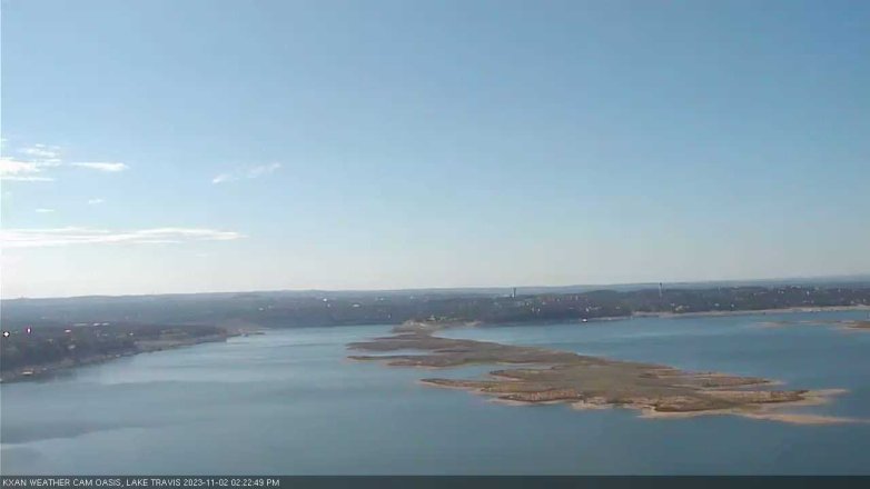 Lake Travis webcam, November 2, 2023 2:25 PM CT
