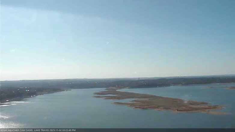 Lake Travis webcam, November 2, 2023 3:25 PM CT