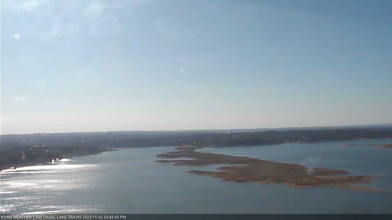 Lake Travis webcam, November 2, 2023 3:45 PM CT