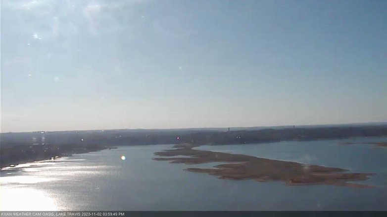 Lake Travis webcam, November 2, 2023 4:00 PM CT