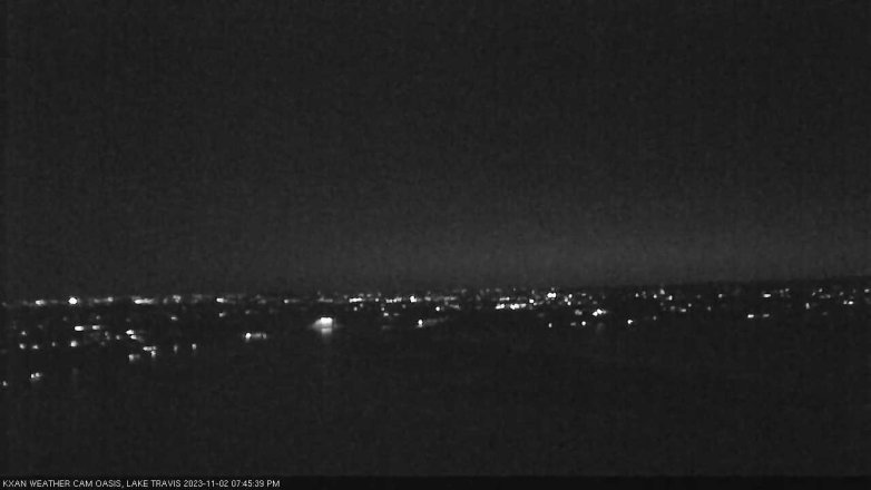 Lake Travis webcam, November 2, 2023 7:45 PM CT