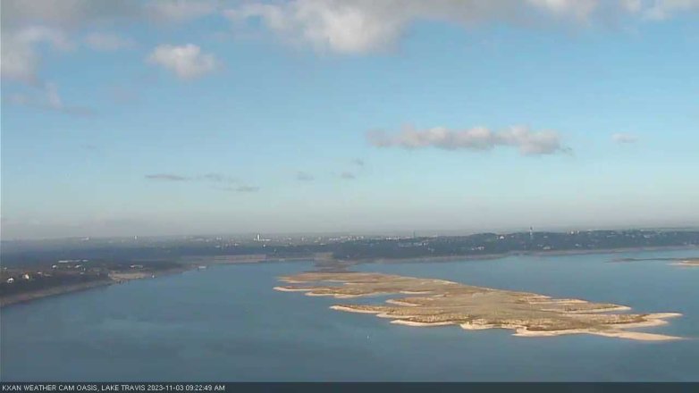 Lake Travis webcam, November 3, 2023 9:25 AM CT