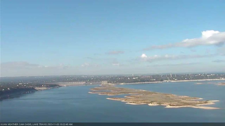 Lake Travis webcam, November 3, 2023 10:25 AM CT