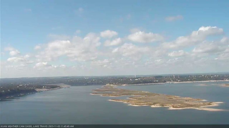 Lake Travis webcam, November 3, 2023 11:45 AM CT