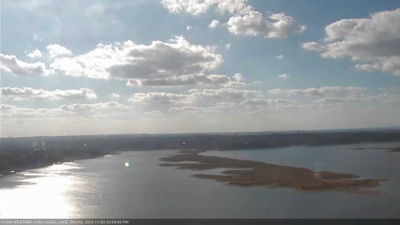 Lake Travis webcam, November 3, 2023 4:00 PM CT