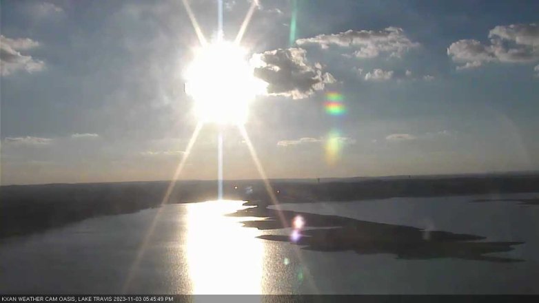 Lake Travis webcam, November 3, 2023 5:45 PM CT