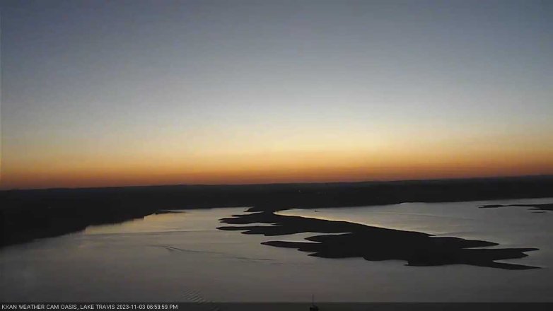 Lake Travis webcam, November 3, 2023 7:00 PM CT