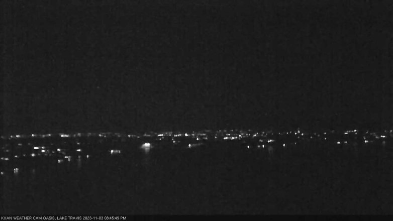 Lake Travis webcam, November 3, 2023 8:45 PM CT