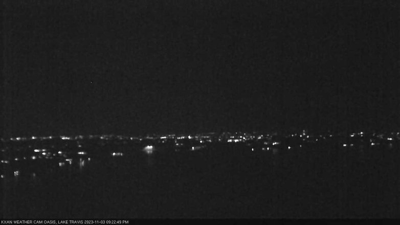 Lake Travis webcam, November 3, 2023 9:25 PM CT