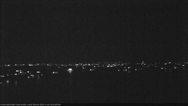 Lake Travis webcam, November 3, 2023 10:25 PM CT