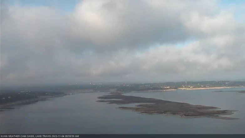 Lake Travis webcam, November 4, 2023 9:00 AM CT