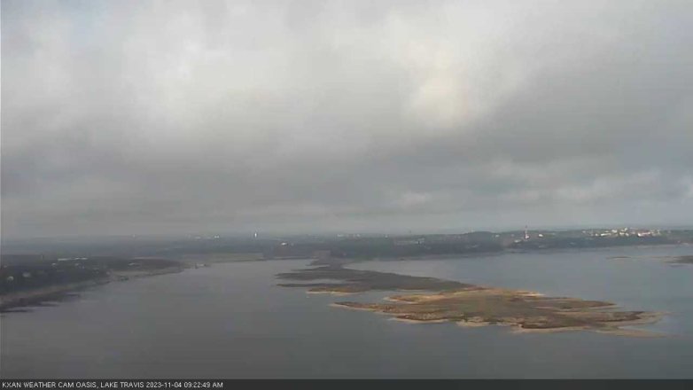 Lake Travis webcam, November 4, 2023 9:25 AM CT