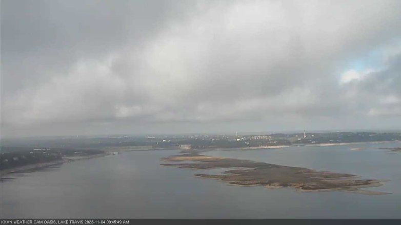 Lake Travis webcam, November 4, 2023 9:45 AM CT
