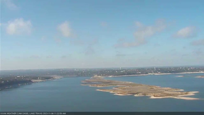 Lake Travis webcam, November 4, 2023 11:25 AM CT