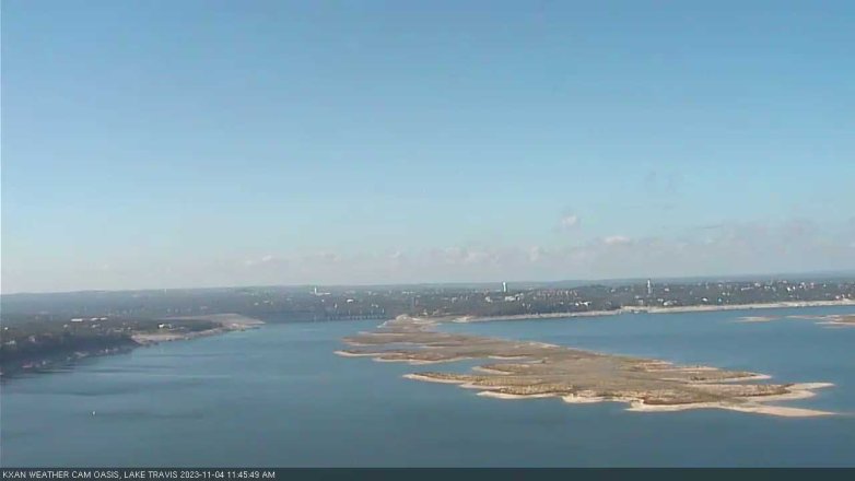 Lake Travis webcam, November 4, 2023 11:45 AM CT